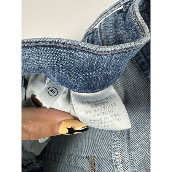 Grlfrnd Reed Classic Cut Off Cropped Casual Capsule Stretch Americana Jeans 28 - Picture 7 of 9